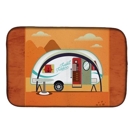 Carolines Treasures Carolines Treasures BB5480DDM Greatest Adventure New Camper Dish Drying Mat BB5480DDM